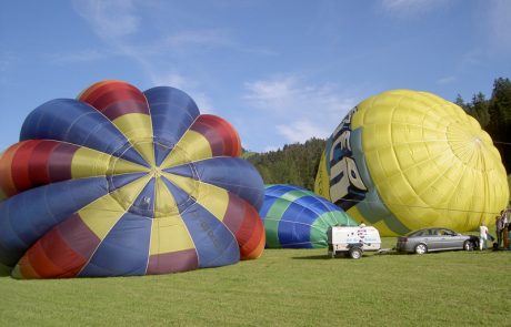Heißluftballons in Kirchberg in Tirol